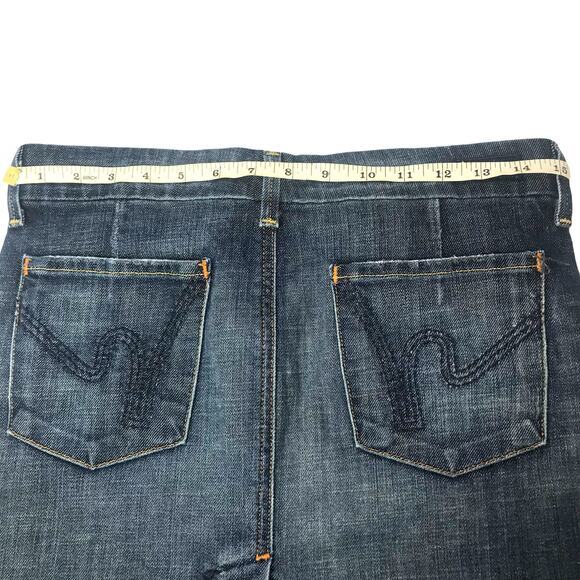 Citizens of Humanity NOVAK STRETCH #358 Pencil Jean Skirt Denim | Sz 26 - Picture 5 of 6